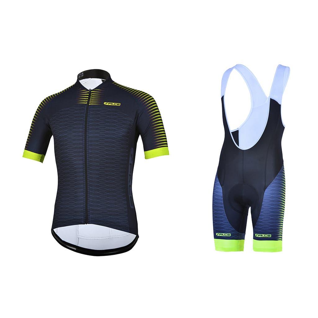 Completo Estivo Helios Tute da ciclista Threeface S yellow